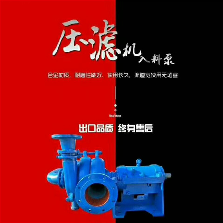 200/250/300平方壓濾機選配用什么壓濾機入料泵多大流量好？